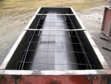 Mould for troughs